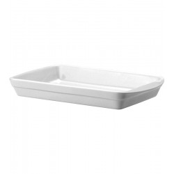 Forma 32cm 1,3 Litros Refratário Retangular Com Alça Porcelana Schmidt